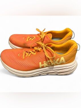 Hoka Rincon 3 Camellia Radiant Yellow Orange Shoes
